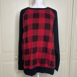 Torrid Classic Fit Cozy Fleece Crew Neck Raglan Sweatshirt Size 2X Long Sleeve